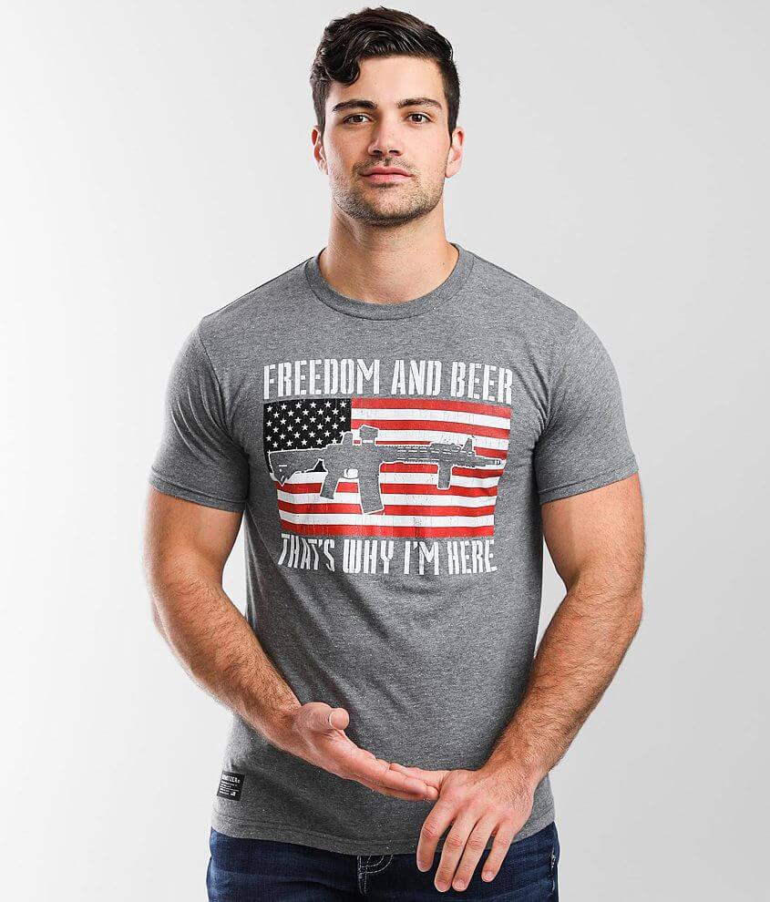 Howitzer Freedom And Beer T-Shirt front view