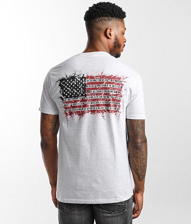 Howitzer Flag Support T-Shirt BACK