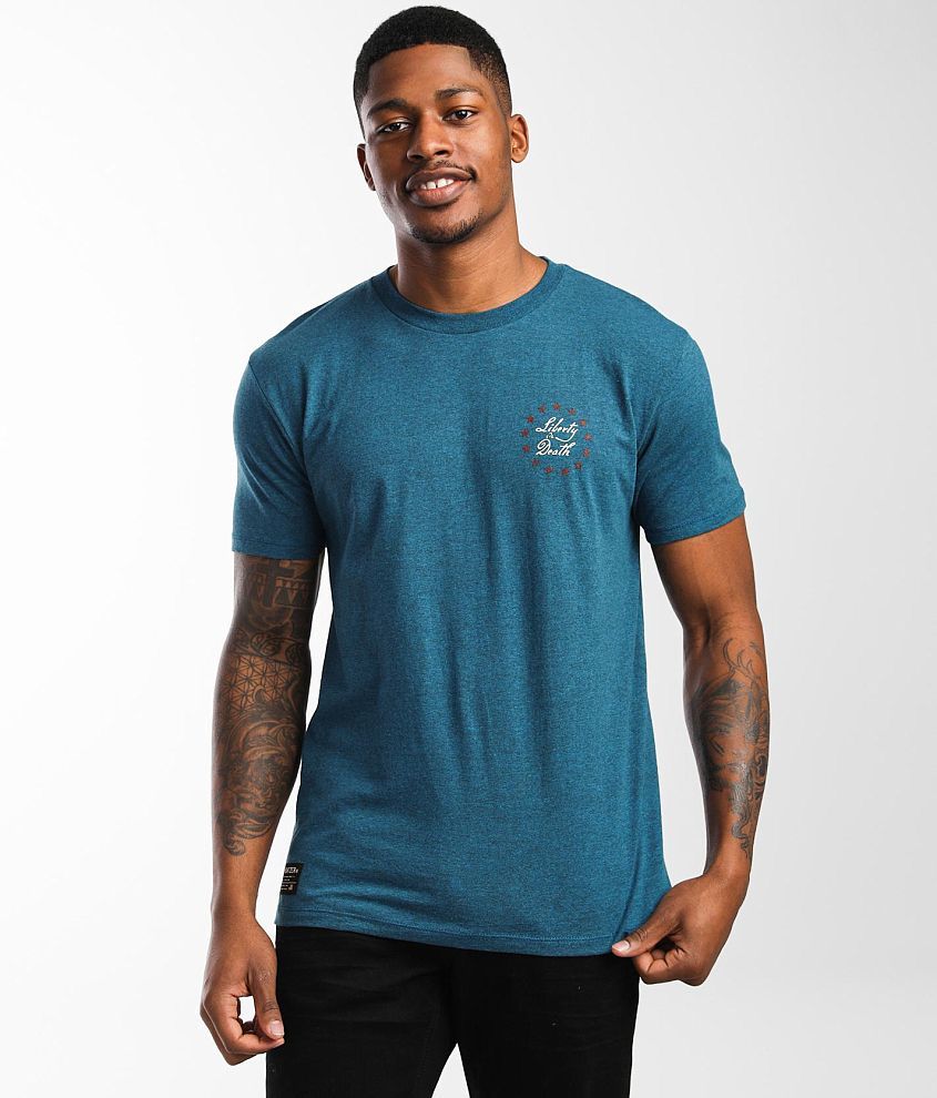 Howitzer Liberty Slither T-Shirt - Men's T-Shirts in Moncaco Blue | Buckle