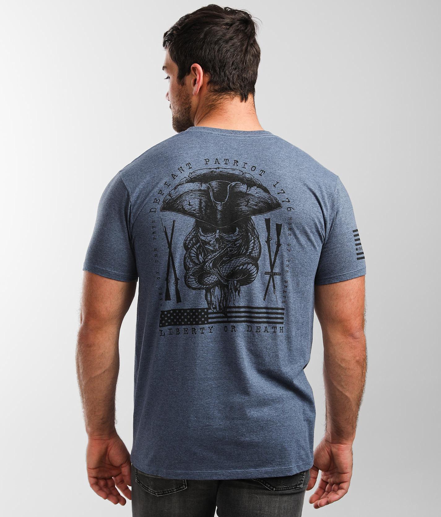Howitzer Defiant Patriot T-Shirt - Men's T-Shirts In Brown Heather | Buckle - Foto 10