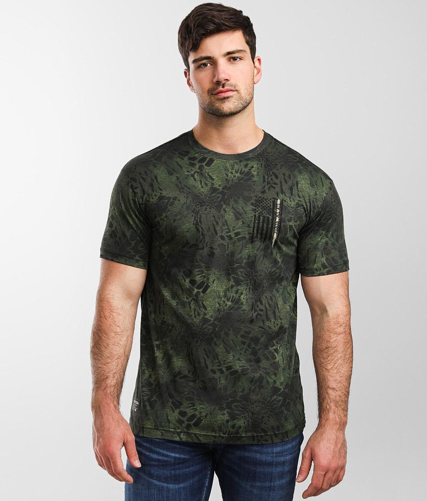 Howitzer We Honor T-Shirt - Men's T-Shirts in Heather Grey Multi | Buckle