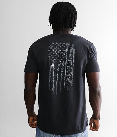 Howitzer Rifle Flag T-Shirt BACK