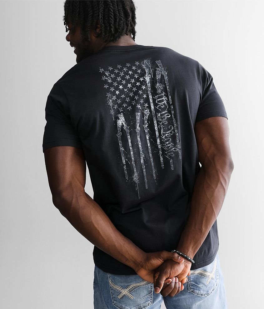 Howitzer Rifle Flag T-Shirt front view