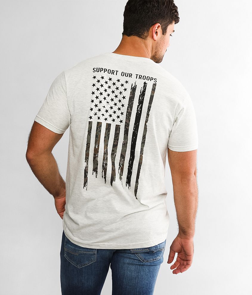 Howitzer Flag Camo T-Shirt front view