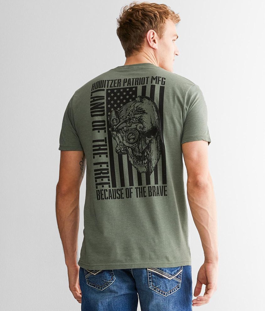 Howitzer Land Of The Free T-Shirt front view