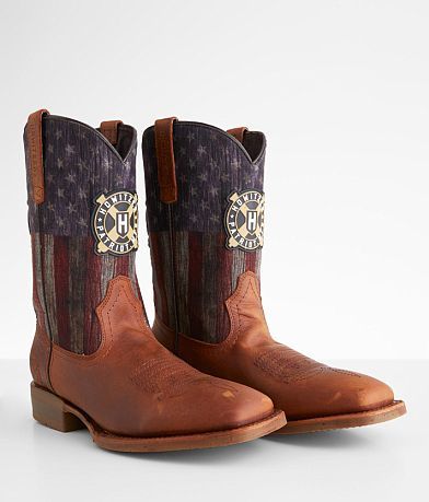 Howitzer Freedom Flag Leather Cowboy Boot MISC_DETAIL_1