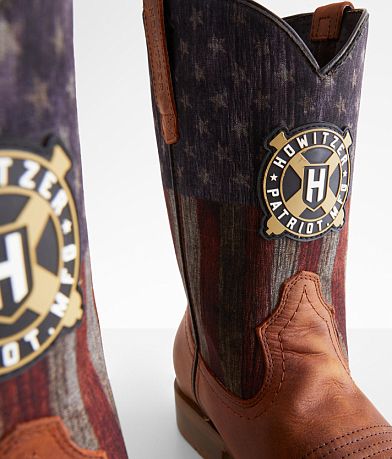 Howitzer Freedom Flag Leather Cowboy Boot MISC_DETAIL_4