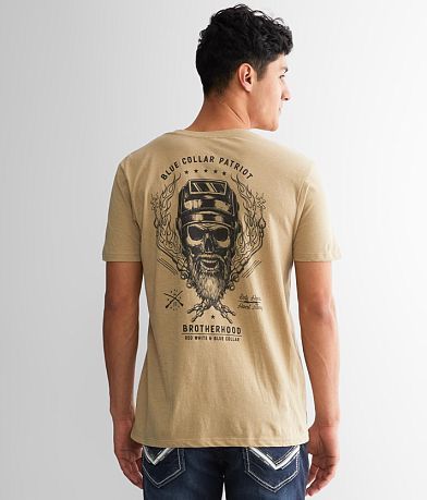 Howitzer Blue Collar Spark T-Shirt back view