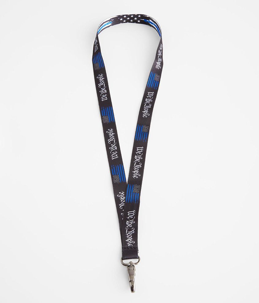 Howitzer Blue Line Lanyard front view