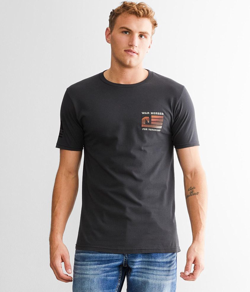 Howitzer War Horses T-Shirt - Men's T-Shirts in Vintage Black | Buckle