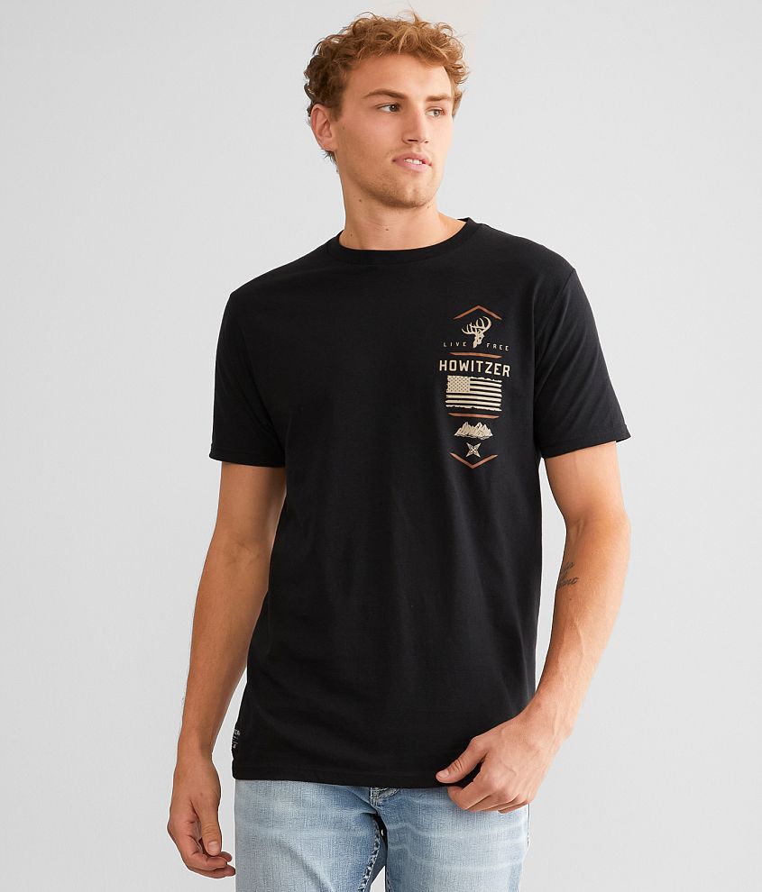 Howitzer Wilderness T-Shirt - Men's T-Shirts in Black | Buckle