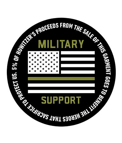 Howitzer God &amp; Country T-Shirt misc detail 3 view