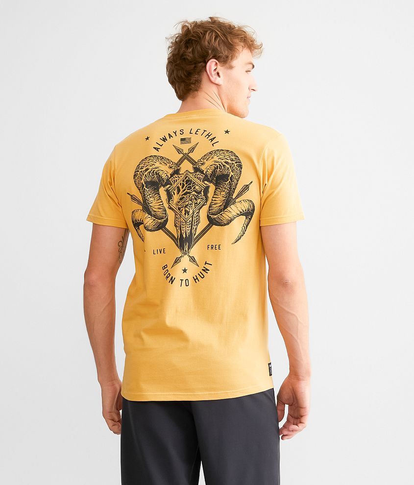 Howitzer Stalk T-Shirt - Men's T-Shirts in Mustard | Buckle