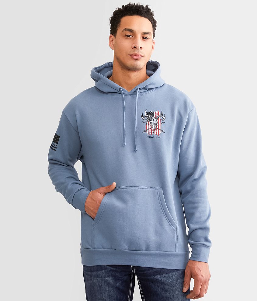 Howitzer Deer Flag Hooded Sweatshirt front view