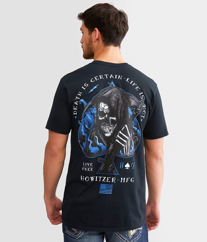 Howitzer Death Is Certain T-Shirt front view