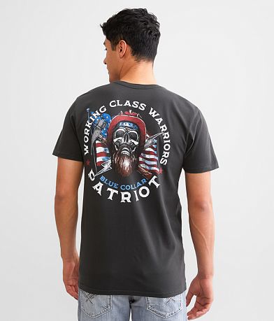 Howitzer Blue Collar Warriors T-Shirt back view