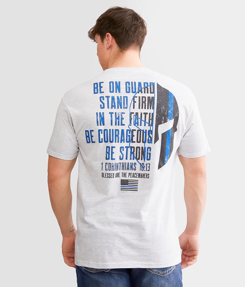 Howitzer Blue Line T-Shirt front view