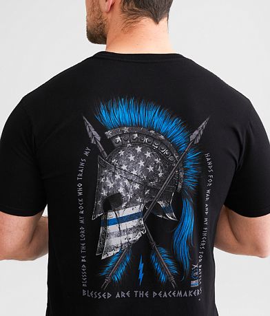 Howitzer Spartan Prayer T-Shirt BACK