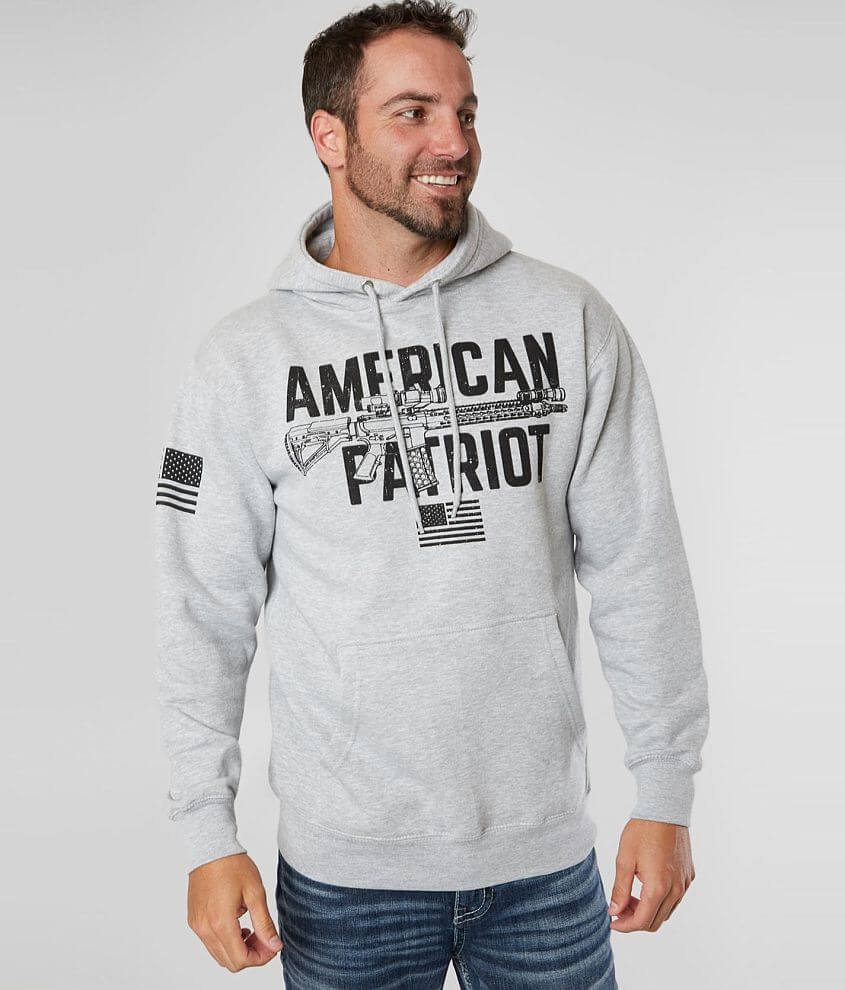 Sweat à Capuche Harisson Patriot Gris pas cher - Bigtwincity