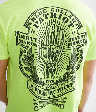Howitzer Blue Collar Union T-Shirt BACK