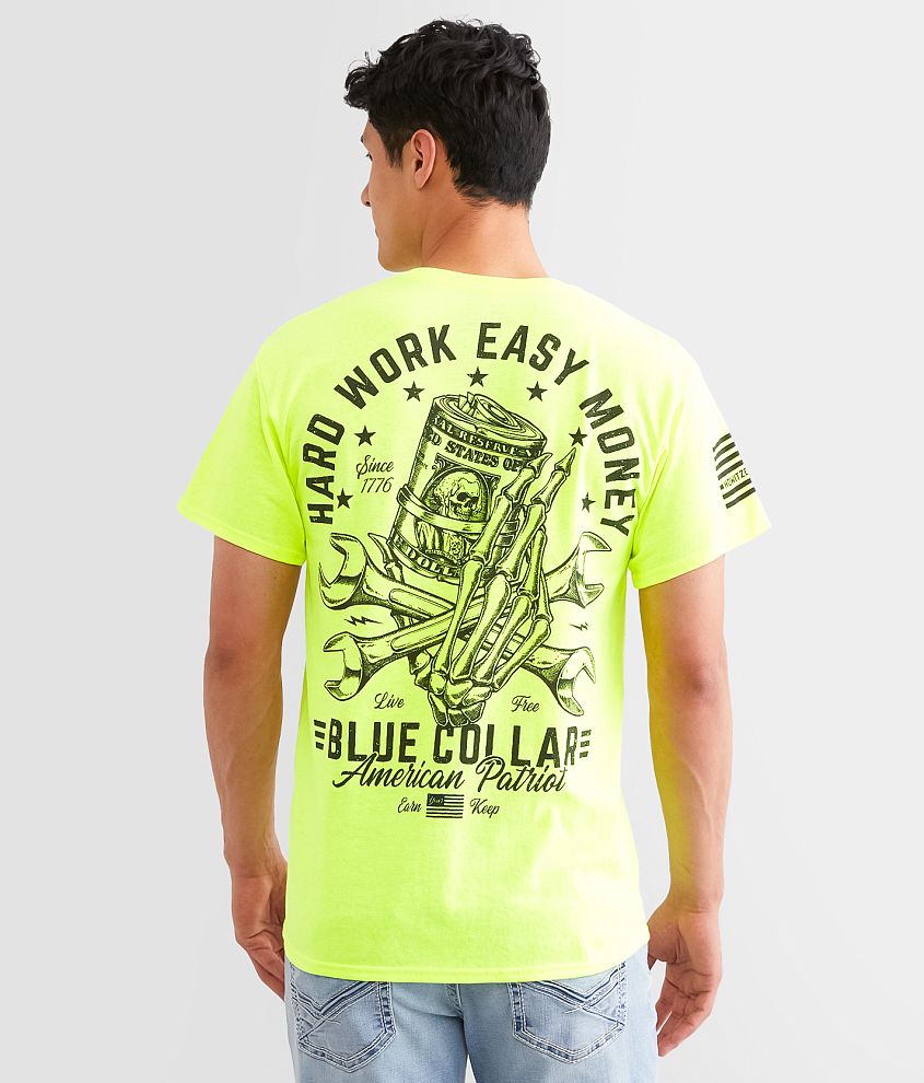 Howitzer Blue Collar Hard Work T-Shirt