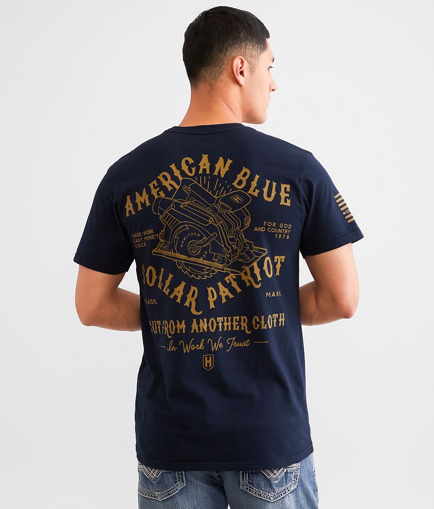 Howitzer Blue Collar Another Cloth T-Shirt front view