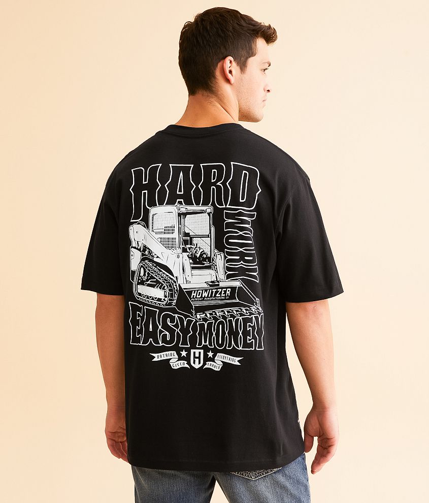 Howitzer Blue Collar Earth Mover T-Shirt front view