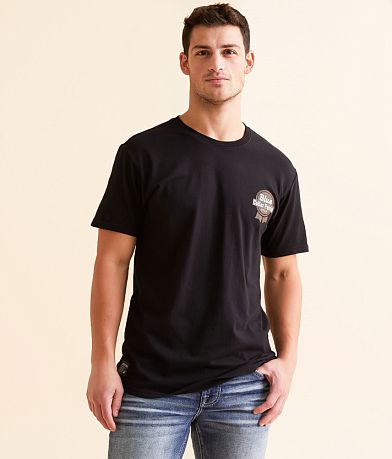 Howitzer Blue Collar 5 O&apos;Clock T-Shirt full left side view