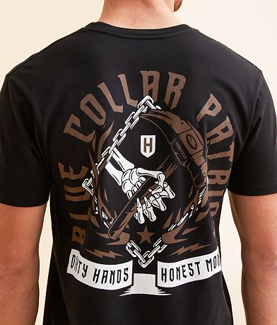 Howitzer Blue Collar Hammered T-Shirt misc detail 1 view