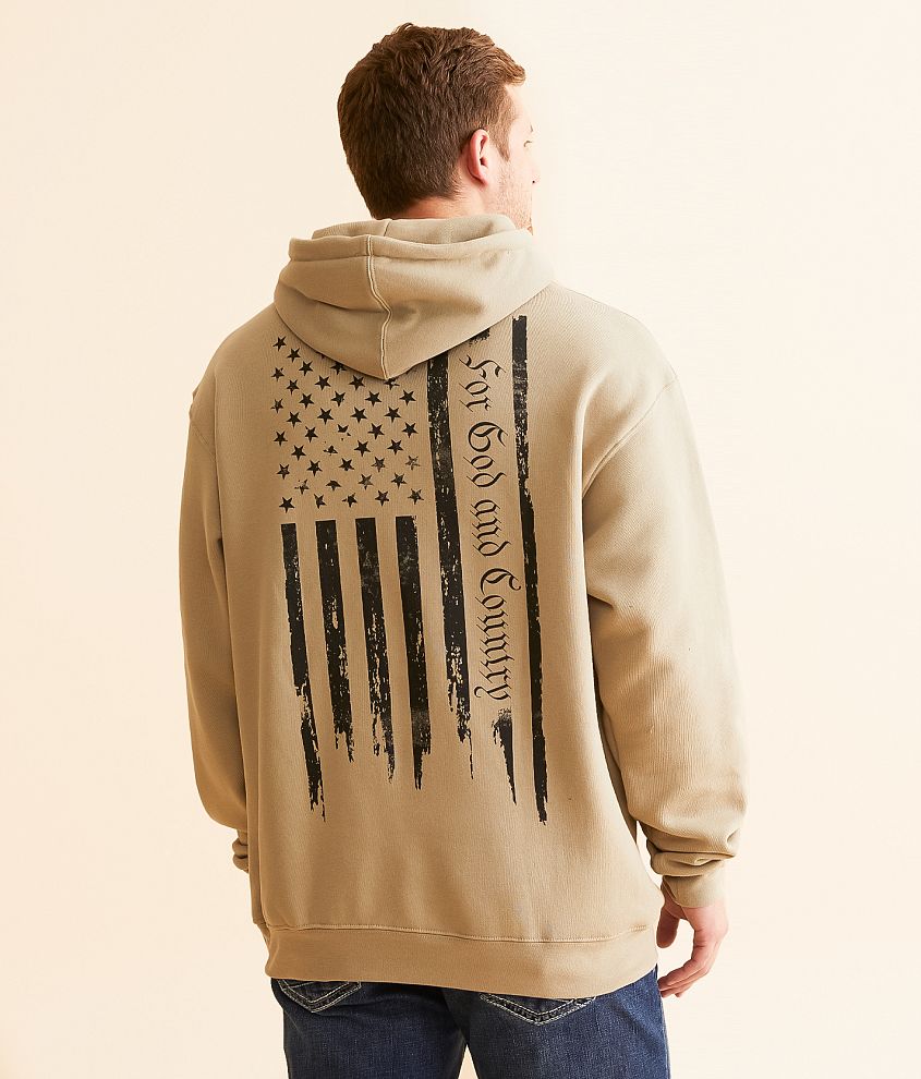 Howitzer God & Country Hooded Sweatshirt front view