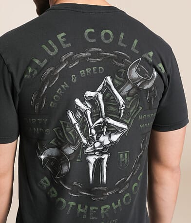 Howitzer Blue Collar Brotherhood T-Shirt BACK