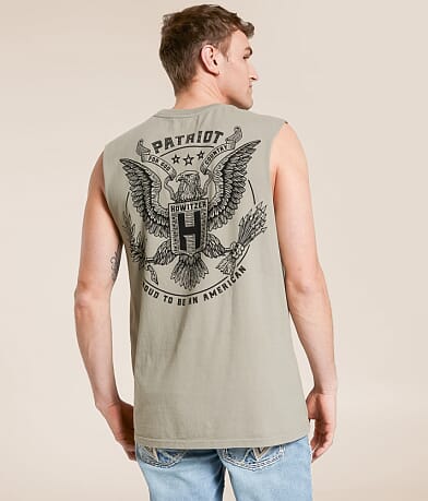 Howitzer Patriot Eagle Muscle Tank Top front view