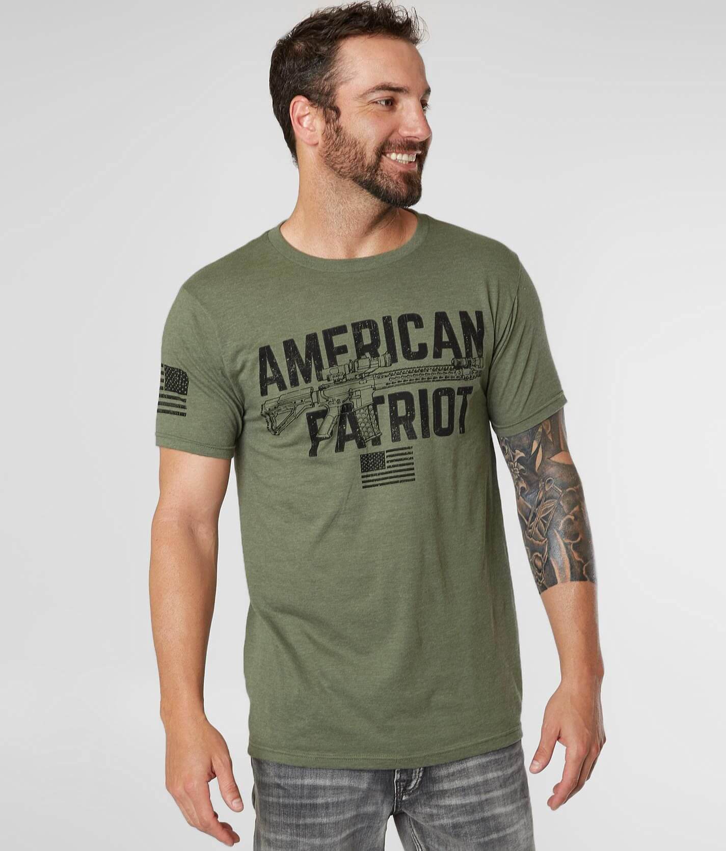 Howitzer Sons Of Patriots T-Shirt - Men's T-Shirts in Denim Black Heather