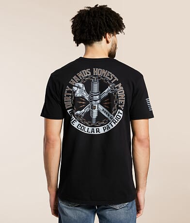 Howitzer Blue Collar Sparx Patriot T-Shirt front view