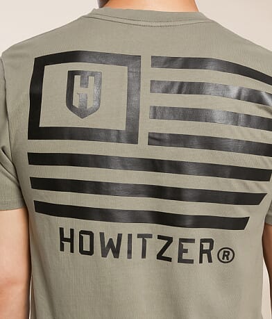 Howitzer Slant Flag T-Shirt back view