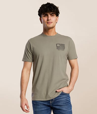 Howitzer Slant Flag T-Shirt full left side view