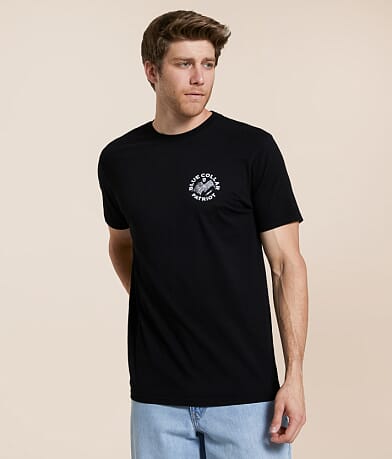 Howitzer Blue Collar Ripped &amp; Torn T-Shirt FULL_RIGHT_SIDE