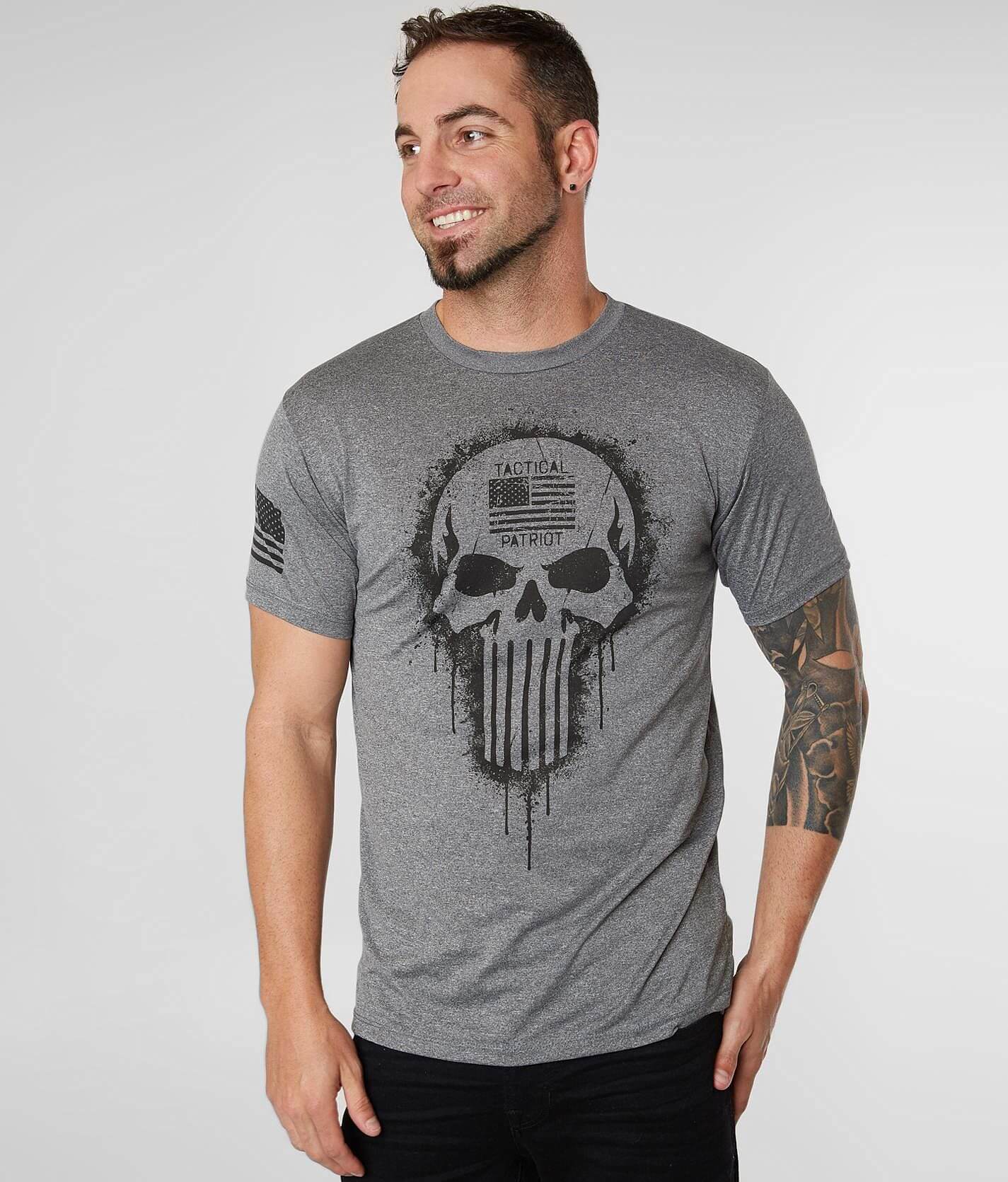 cache had Medicin Howitzer Tactical Patriot T-Shirt - Men's T-Shirts in Charcoal | Buckle