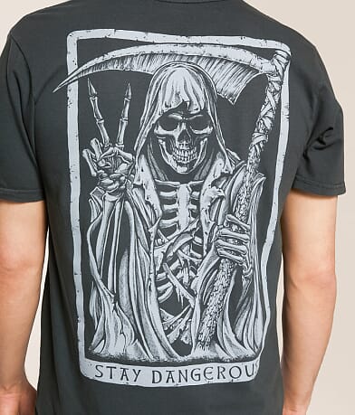 Howitzer Stay Dangerous T-Shirt back view