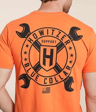 Howitzer Blue Collar Cross Wrench T-Shirt back view
