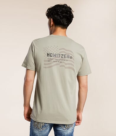 Howitzer Vintage Flag T-Shirt front view