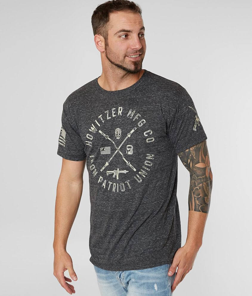 Howitzer Iron Patriot T-Shirt - Men's T-Shirts in Onyx Snow | Buckle