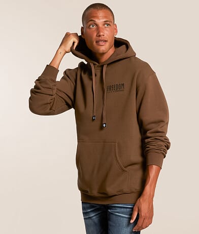 Howitzer Liberty Skull Hooded Sweatshirt front view