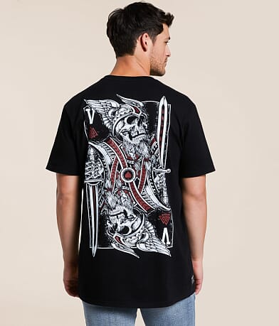 Howitzer Valhalla Card T-Shirt front view