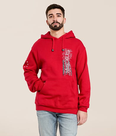Howitzer Cannon Flag Hooded Sweatshirt front view