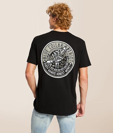 Howitzer Blue Collar Honest T-Shirt front view