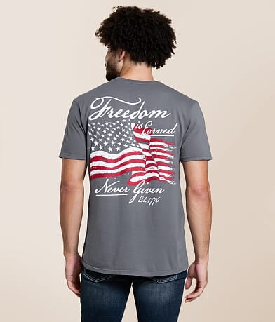 Howitzer Freedom Flag T-Shirt front view