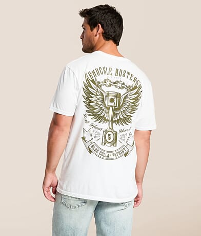 Howitzer Blue Collar Knuckle Buster T-Shirt front view