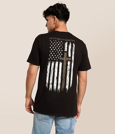 Howitzer God Family Country T-Shirt front view