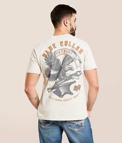 Howitzer Blue Collar Full Metal T-Shirt front view